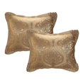 thumbnail image 4 of Chic Home 9 Piezas como decorador tapicer&iacute;a dise&ntilde;o de Jacquard de Calidad Tela rec&aacute;mara Set de edred&oacute;n y Almohadas Conjunto, King, Color Dorado, 4 of 8