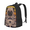 thumbnail image 1 of Disketp Pug dog Yoga Mochila Minimalista de Gran Capacidad, Mochila de Viaje para Escuela, Trabajo o Uso Diario, 1 of 6