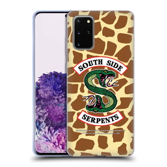 Head Case Designs Officially Licensed Riverdale South Side Serpents Giraffe Logo Soft Gel Case Compatible with Samsung Galaxy S20+ / S20+ 5G