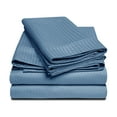 thumbnail image 2 of Impressions Pendragon Stripe Egyptian Cotton Deep Pocket Sheet Set, 2 of 3