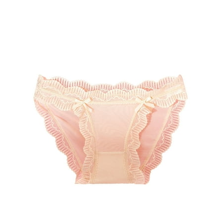 

YDKZYMD Thongs Underwear for Women Seamless Low Rise Comfortable Breathable Floral Lace Panty M-L