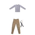thumbnail image 1 of 1/6 Pantalones Casuales Para Camiseta De Manga Larga Para De Acción De, 1 of 9
