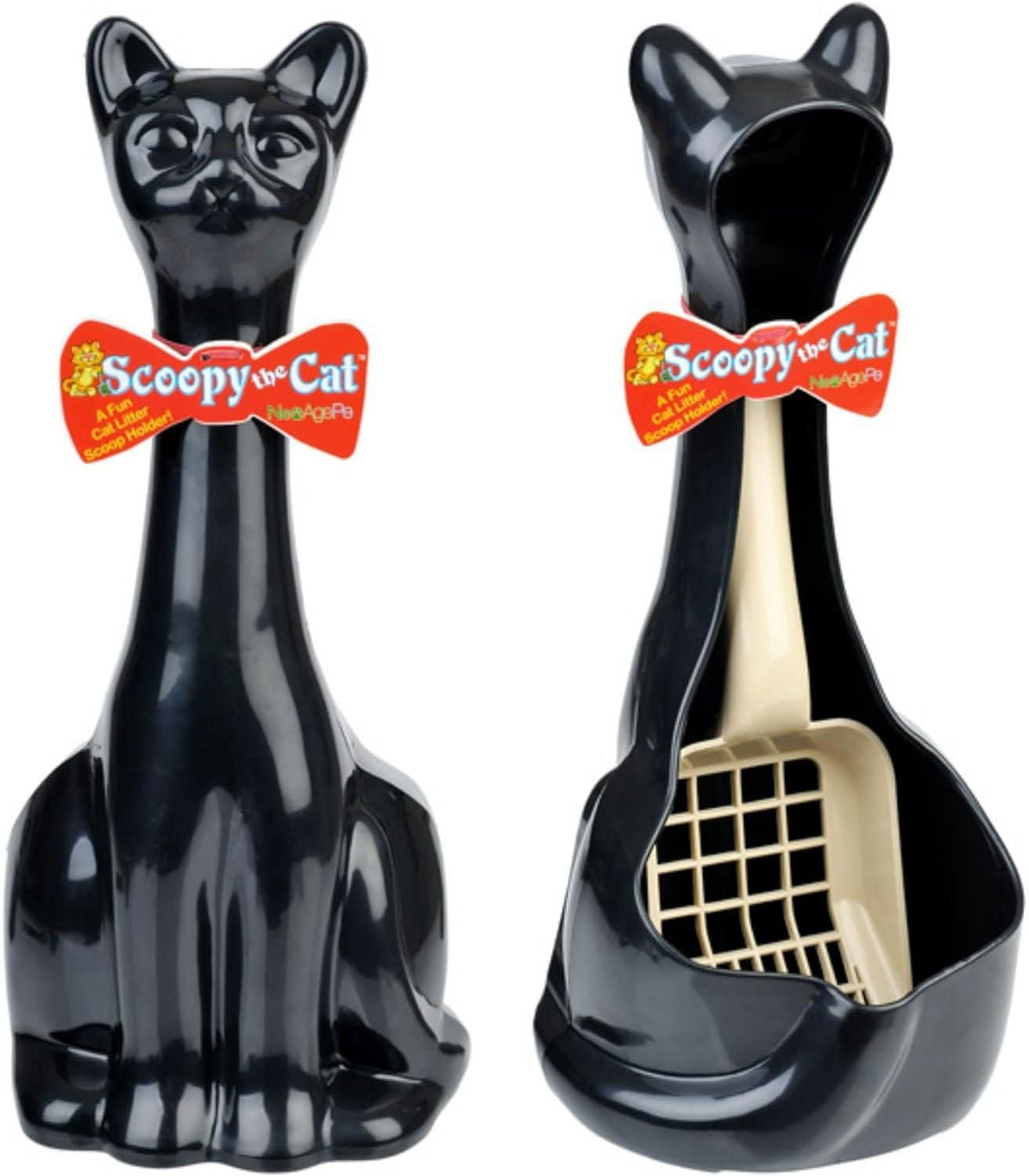 New Age Scoopy La Pelle À Litière Et Support Noir