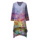 thumbnail image 4 of Vestido Largo Informal Con Cuello Redondo Y Manga Larga Con Estampado Floral Y Botones Para Mujer Odeerbi ODB115341, 4 of 5