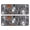 Halloween Gray Ghosts, variant on Kitchen Rugs Sets Of 2,Halloween Gnomes and Pumpkins Anti Fatigue Kitchen Mat Rugs Non Slip Washable,Decorative Kitchen Floor Mats for Kitchen,Sink,Laundry,17"x47"+17"x47"