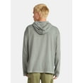 thumbnail image 3 of No Boundaries Men's & Big Men's Cotton Long Sleeve Jersey Tee Shirt Hoodie, Sizes XS-5XL, 3 of 5