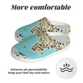 thumbnail image 6 of Kdxio World Travel Line Icons Map Women's Men's Slippers Plush Slip-On House Slipper for Winter Indoor Soft Cushion Non-slip Fluffy Slides Slippers-37/38, 6 of 7
