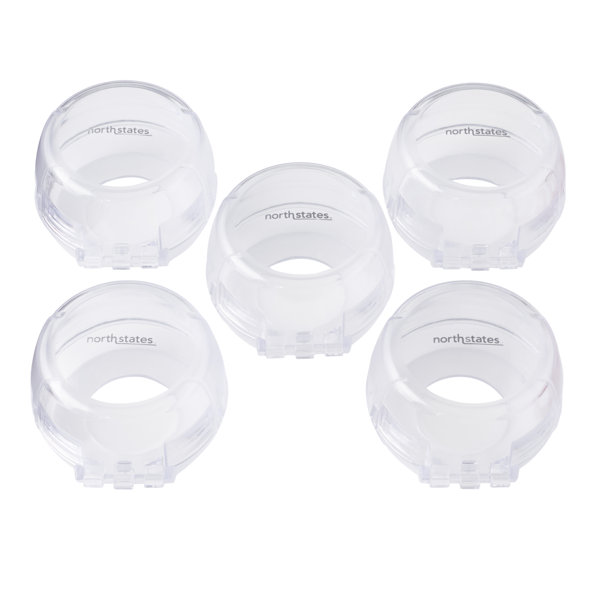 Toddleroo Appliance Knob Covers, 5-Count, Clear photo 4