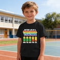 thumbnail image 6 of Kids Funny T-Shirts Short Sleeve Back To School Printed Graphic Tee Shirts Boys Girls Crewneck Tops (3 Years, Black #D), 6 of 8