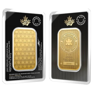 Perth Mint Gold Bullion Button Bar 1 oz .9999 Fine Cast - Walmart.com