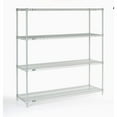 thumbnail image 3 of Nexel Wire Shelving, Poly-Z-Brite, 60"W x 21"D x 63"H, 3 of 4