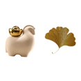 thumbnail image 1 of Estatua De Ginkgo En Miniatura, Decoración De Mesa, Decoración Creativa Para El Hogar, Figurita Fengshui De Hierro Forjado, Hojas, Escultura Abstracta Montada En La Pared Para Patio, Oficina,, 1 of 8