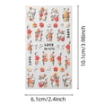thumbnail image 2 of 5D Embossed Nail Art Stickers, 3D Floral Self-Adhesive Nail Decals, DIY Spring Nail Decoration for Women, 2 of 9