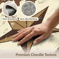 thumbnail image 6 of ODIKA 8'x10' Washable Area Rug Non-Slip Chair-Friendly Mat Cowboy Vintage Farmhouse Border Round Runway Themed Trailer Hooks Flowing for Dining Room, Large Office, Lounge, 6 of 7