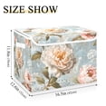 thumbnail image 5 of Yayeee Collapsible Cube Storage Bin with Lid Fabric Closet Decorative Basket with Handles, Whimsical Rose, 5 of 7