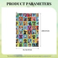 thumbnail image 4 of Easygdp Cute Dogs Collage Golf Towel 24x16in for Men and Women with Carabiner Clip for Easy Attachment, 4 of 8