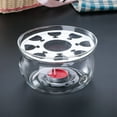 thumbnail image 2 of Glass Teapot Warmer Desktop Tea Warmer Tea Heating Base Household Teapot Warmer, 2 of 9