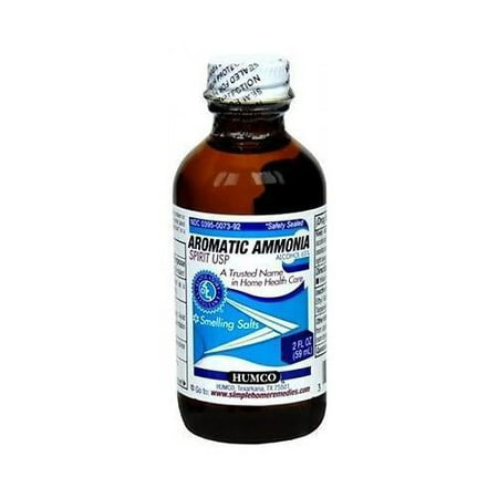 3 Bottles Humco Ammonia Aromatic Spirit Respiratory Stimulant 2
