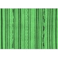 thumbnail image 1 of Ahgly Company Indoor Rectangle Abstract Emerald Green Modern Area Rugs, 6' x 9', 1 of 4