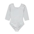 thumbnail image 3 of Marilyn Taylor Girls’ 3/4 Sleeve Dancewear Leotard Color: white Size: 4 - 5, 3 of 3