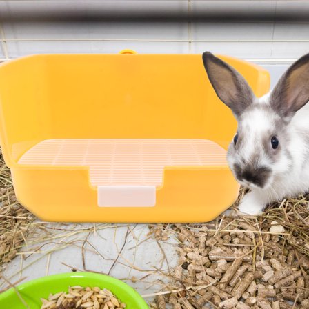 AURARMLET Pet Toilet Plastic Bunny Accessories for Rabbits 1Pack