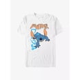 thumbnail image 1 of Disney Lilo & Stitch Crawl White Graphic T-Shirt All Size S-5XL, 1 of 4