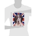 thumbnail image 2 of "Blue Tick Coonhound with English Union Jack British Flag Mouse Pad Hot Pad or Trivet", 2 of 2