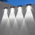 thumbnail image 4 of Luz De Pared Solar Led Para Exteriores Lámpara de pared solar que dura hasta 8 horas, luz de porche, patio, decoración de jardín (luz blanca), 4 of 8