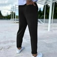 thumbnail image 6 of Njoeus Men's Fashion Stretch Dress Pants Slim Fitted Cotton Skinny Long Pants Casual Business Work Pants Men Sweatpants S-3XL, 6 of 7
