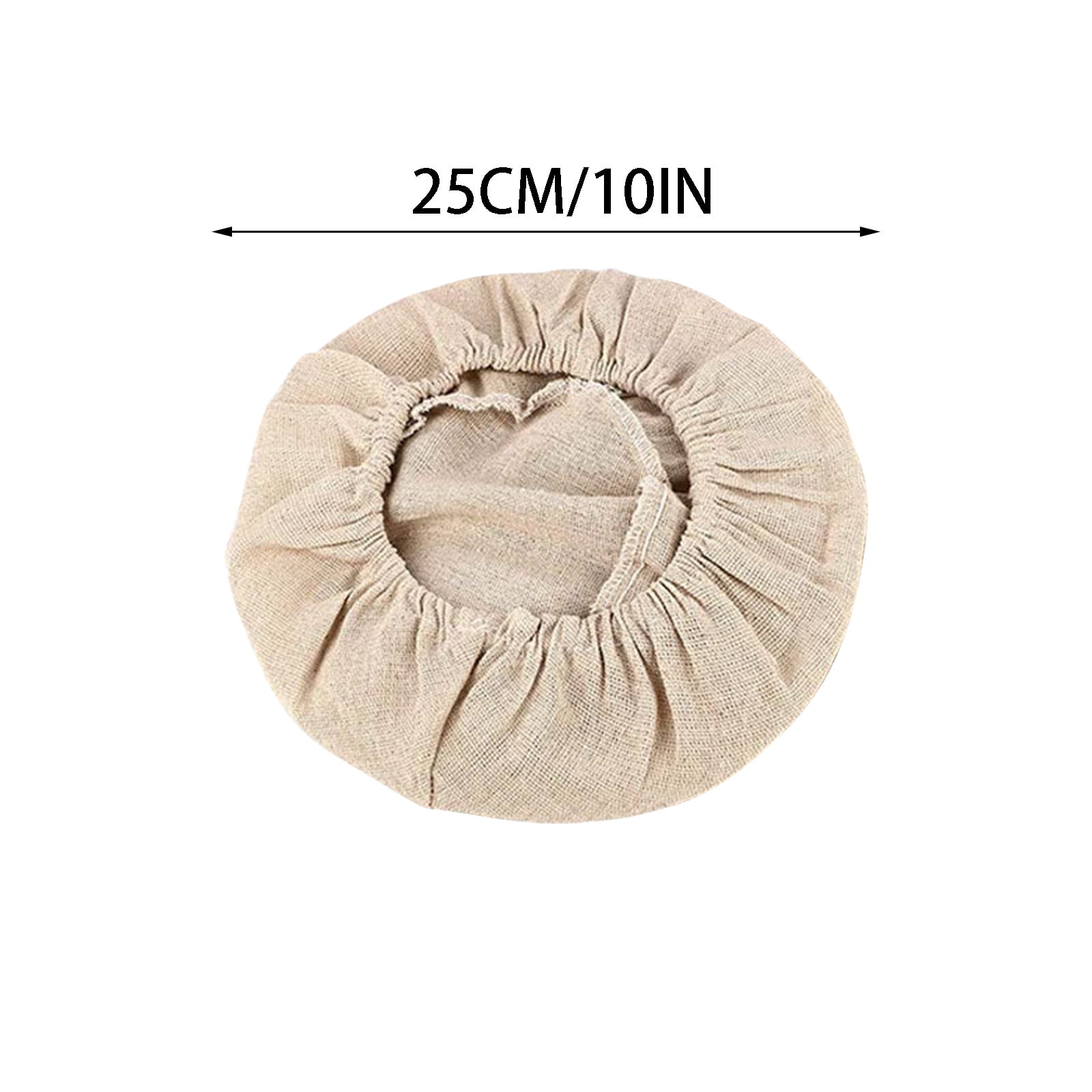 OAVQHLG3B 6 Packs Round Bread Proofing Basket Cloth Liner Rattan Baking