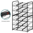 thumbnail image 3 of 2 pack Can Organizer for Pantry Stackable, Stacking Can Storage Dispensers Small Space Holds up to 36 Cans for Pantry, Kitchen, Cabinet Black, 3 of 7