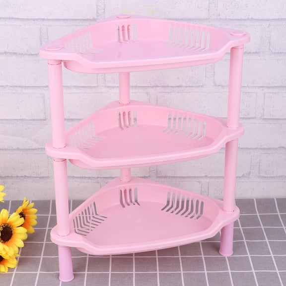 WASHWEPE Bathroom Shelf Organizer, Standing Storage Rack for Toiletries and Essentials, 1 Piece, 11 x 7.7 x 13 Inches