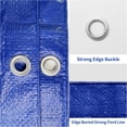 thumbnail image 4 of Tarp 20x40 ft 100% Waterproof Uv Resistant High Durability Multipurpose 5mil Blue Tarp for Covering Courtyards, Cars, Camping, Gardens, 4 of 6