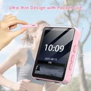 Fohil MP3 Player with Bluetooth, 64GB 2.4 inch Touch Screen Portable MP3 Player, Music Player with FM Radio, EBook, Recorder, Supports Multiple Audio Formats,TF Card