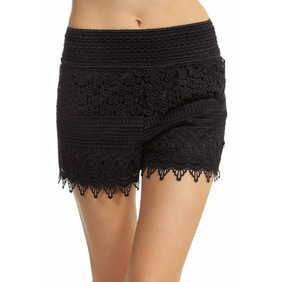 ToBeInStyle Women's Crotchet Lace Shorts