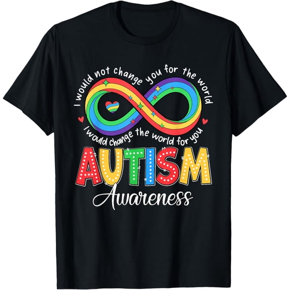 Autism Awareness Infinity Symbol Accept Understand Love Mens T-Shirt