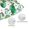thumbnail image 3 of Honeii Cactus Plants1 Print Pillow Cases,Plush Throw Pillow Covers,Decorative Pillowcase for Sofa, Couch, Living Room-16"x24", 3 of 6