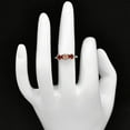 thumbnail image 2 of Peach Morganite & Garnet 925 Sterling Silver Ring s.6 Jewelry DGR1122_F_6 R-1047, 2 of 7