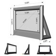 thumbnail image 4 of OZIS 18Ft Inflatable Outdoor Projector Movie Screen Blow up Mega Movie Projector Screen with 350W Blower Front and Rear Projection, 4 of 9