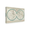 thumbnail image 2 of Trademark Fine Art 'Torkingtons World Map Ivory' Canvas Art by Sue Schlabach, 2 of 3