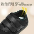 thumbnail image 5 of KIDS Toddler Wide Toe Box Shoes: Barefoot Shoe Kids First Walking Shoes Sneakers Non-Slip Zero Drop Toddler Comfortable All Black Toddler 12, 5 of 6