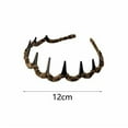 thumbnail image 7 of 3 Pack High Skull Pearl Headband for Women, Reversible Velvet Headband with Teeth, Anti-Slip Wide Hair Hoop for Volume Styling, Makeup, Washing Face, Daily Wear (Black   Red   Brown), 7 of 7