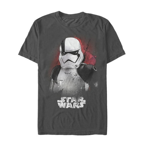 Men's Star Wars The Last Jedi New Stormtrooper Profile  Graphic Tee Charcoal 2X Large