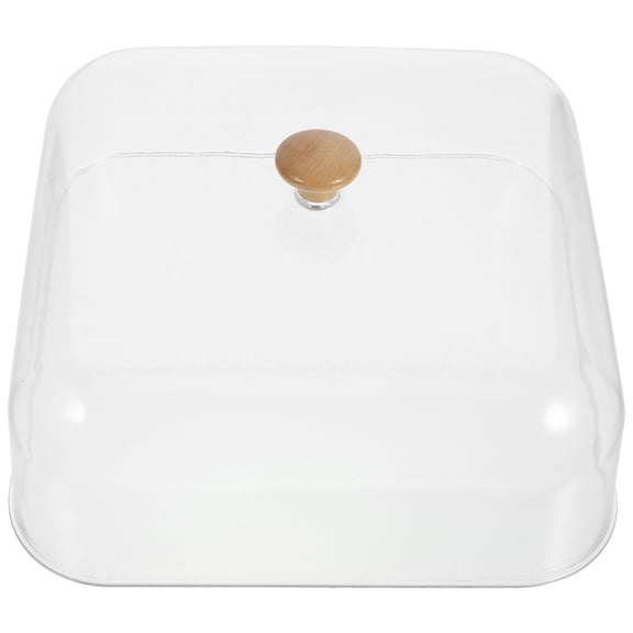Hytrove Transparent Food Cover Bamboo 1 Set 9In