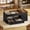 Black+walnut, variant on 39.4" Farmhouse Lift Top Coffee Table with 2 Drawer Storage & Cabinet, Hidden Compartment Pop-Up Tabletop for Living Room, Small Space, Black+Walnut