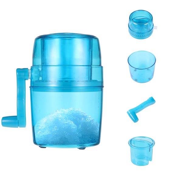 DTOWER Portable Manual Ice Shaver Crusher Fresh Blue