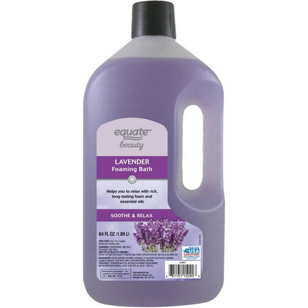 Equate Beauty Lavender Foaming Bath, 64 fl oz