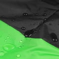 thumbnail image 7 of Unique Bargains 180T Motorcycle Cover Scooter Rain Dust UV Protector Black+Green L, 7 of 7