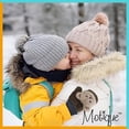 thumbnail image 4 of Manoplas para niños con forro polar para un invierno cálido y elástico, guantes de punto con dedos completos891, 4 of 5