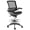 Black, variant on Harwick Evolve™ All Mesh Heavy Duty Drafting Chair - Gunmetal Finish